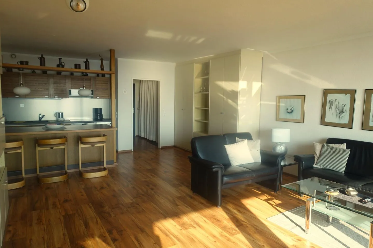 Panorama Whg 108, 8. OG - Wohnzimmer