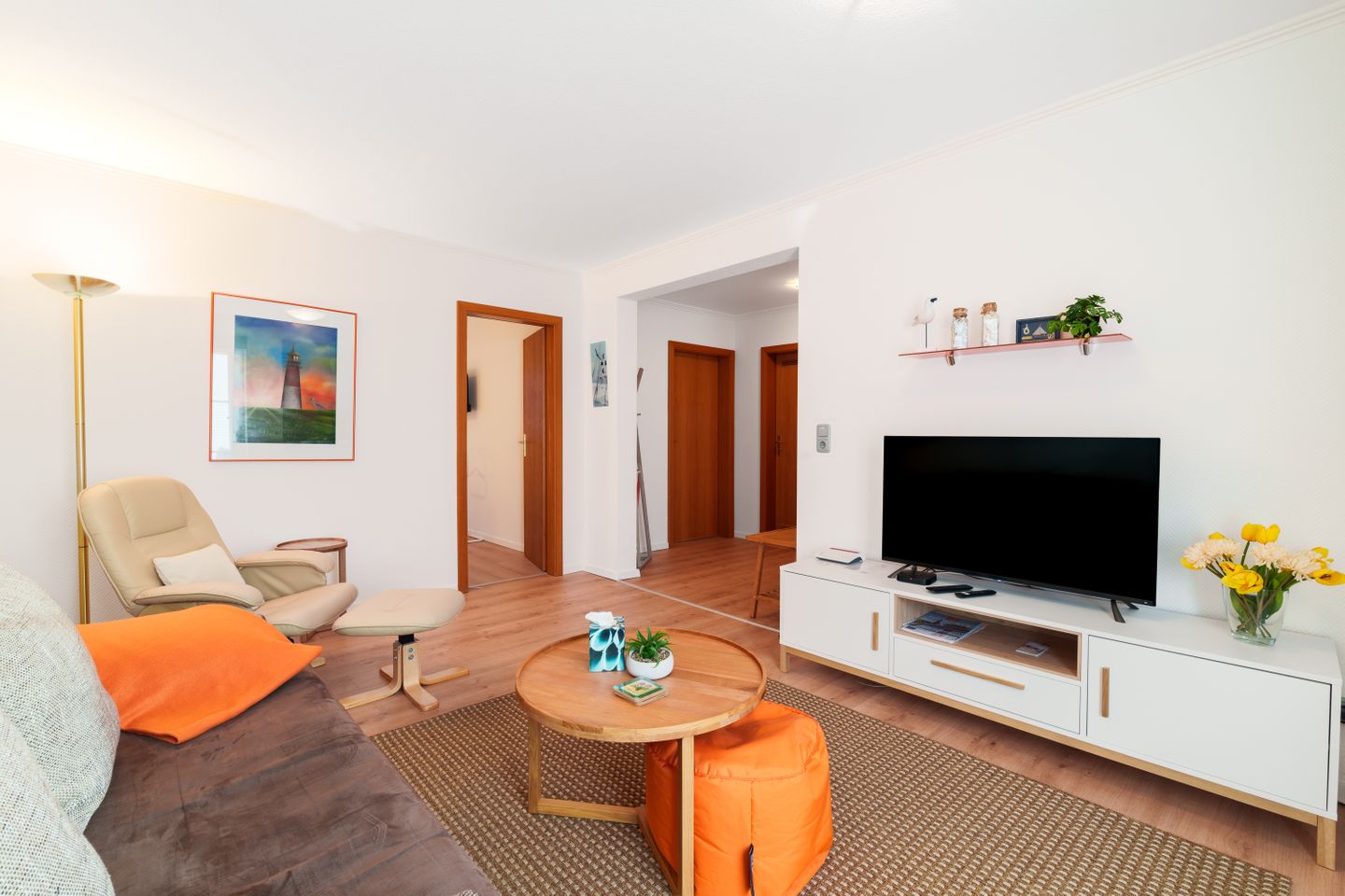 Residenz Rosengrund Whg. E13 Wohnzimmer
