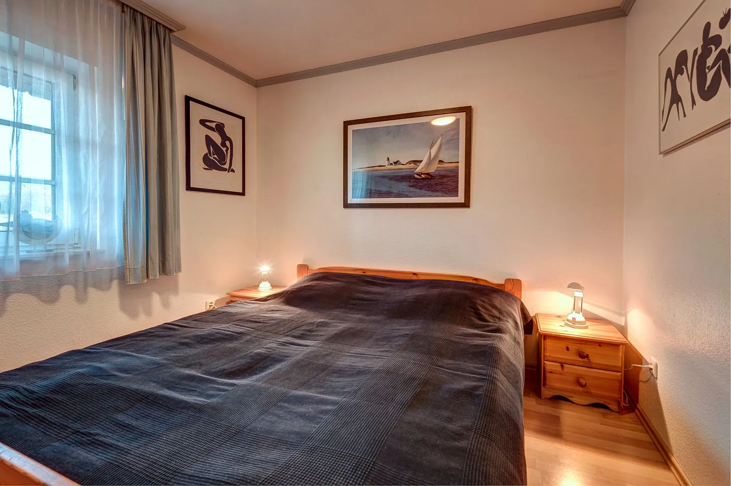 Seeschlößchen Ferienwohnung 6 Dithmarschen - Schlafzimmer