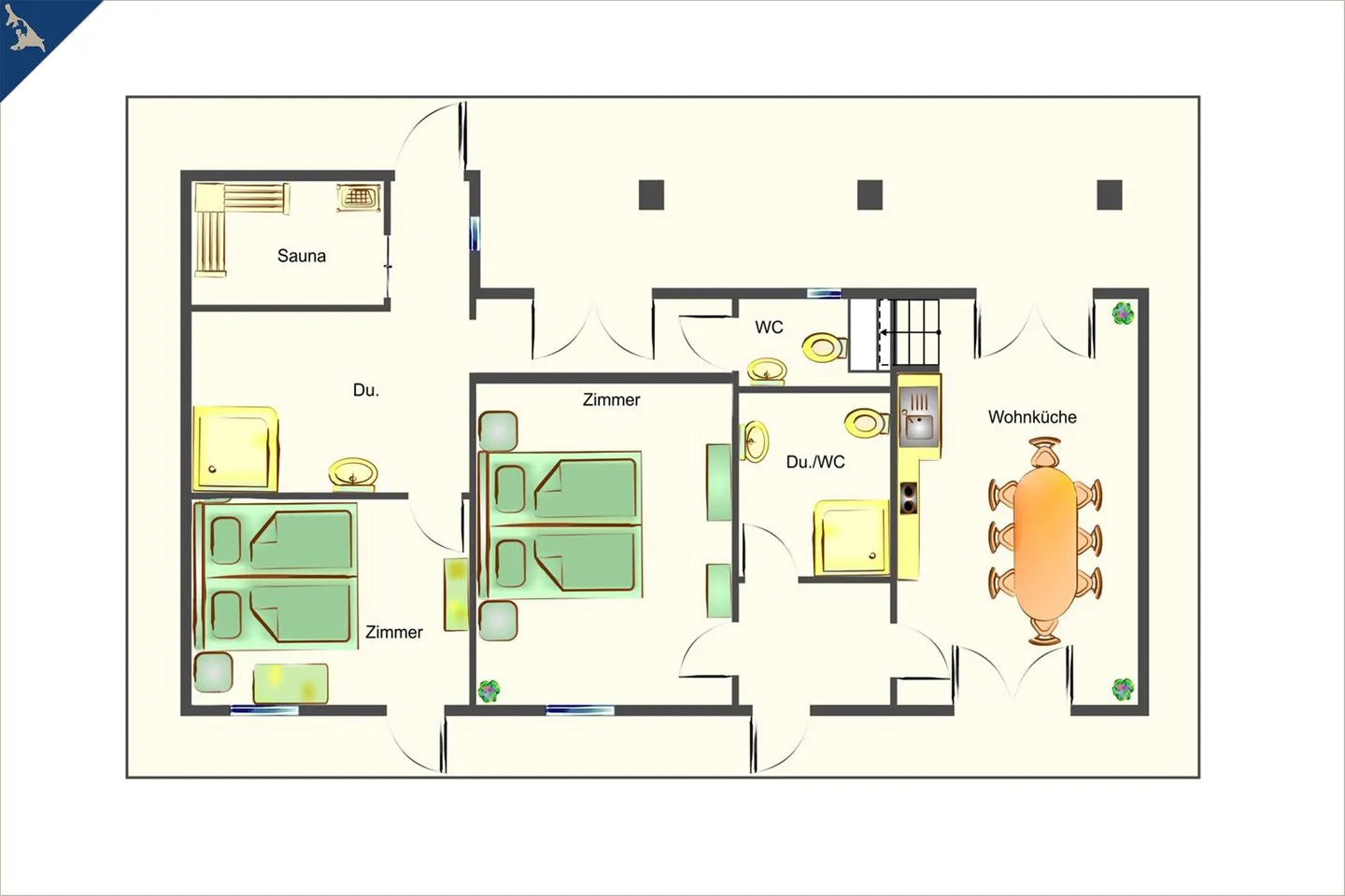 Ferienhaus Rad Kapitän Ostseebad Heringsdorf - Rad Kapitän