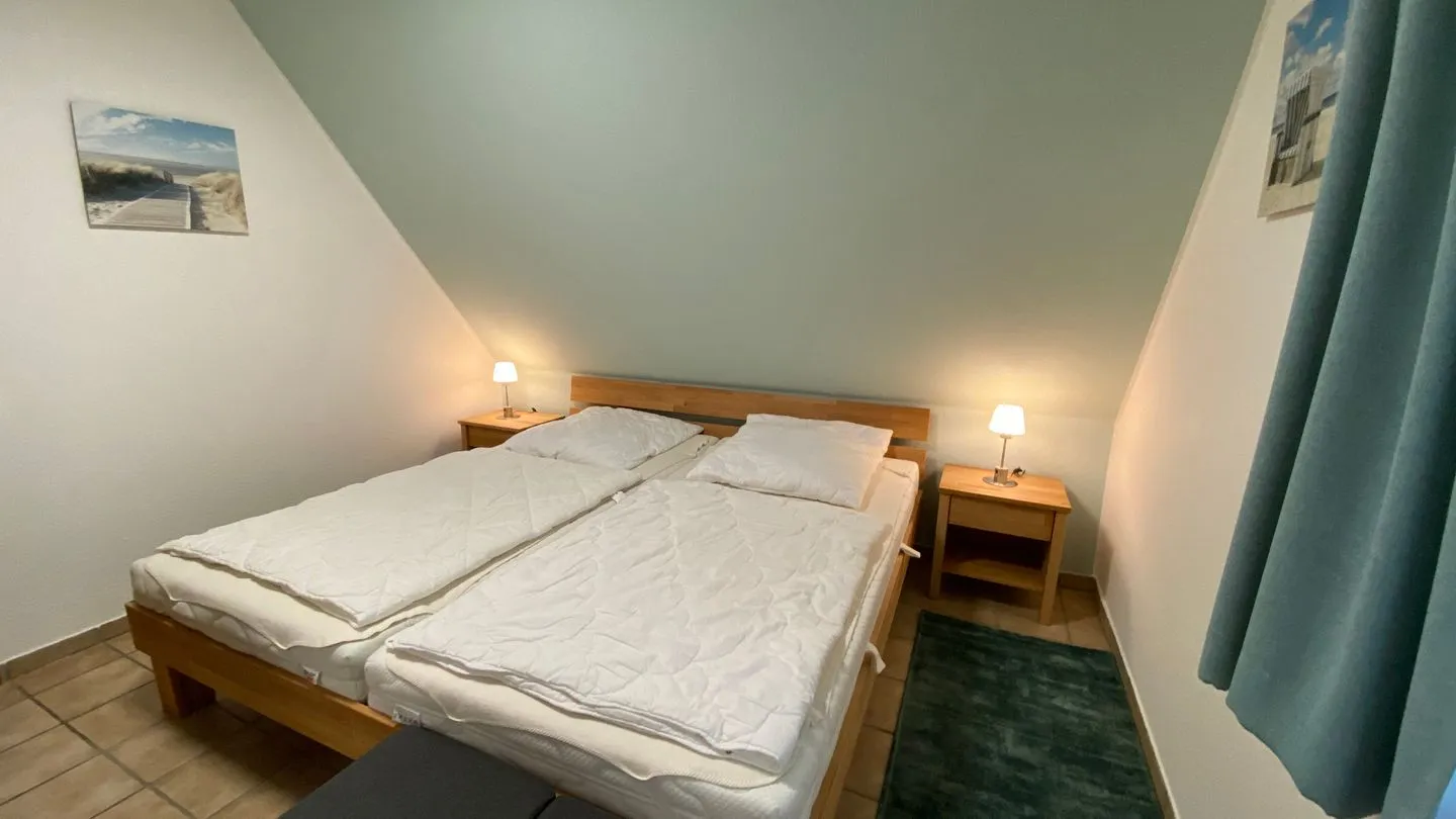 Hus op de Wurth Ferienwohnung 17 Dithmarschen - Schlafzimmer