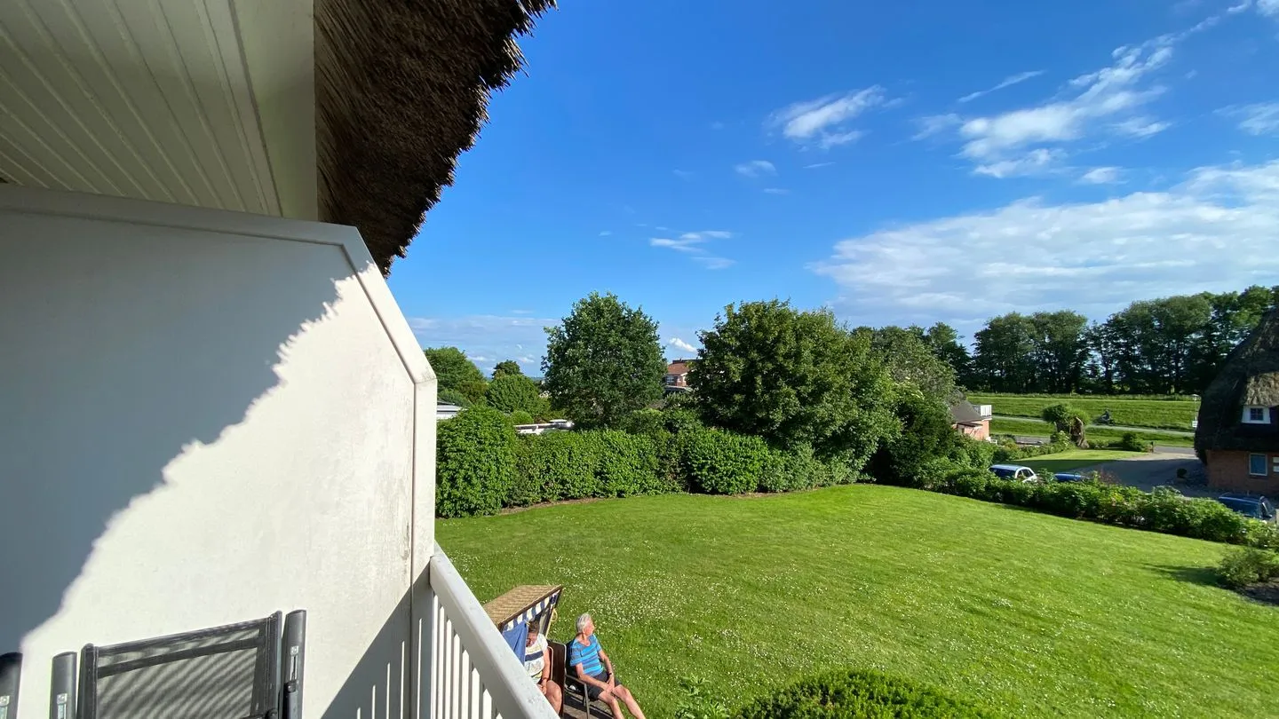 Hus op de Wurth Ferienwohnung 17 Dithmarschen - Balkon