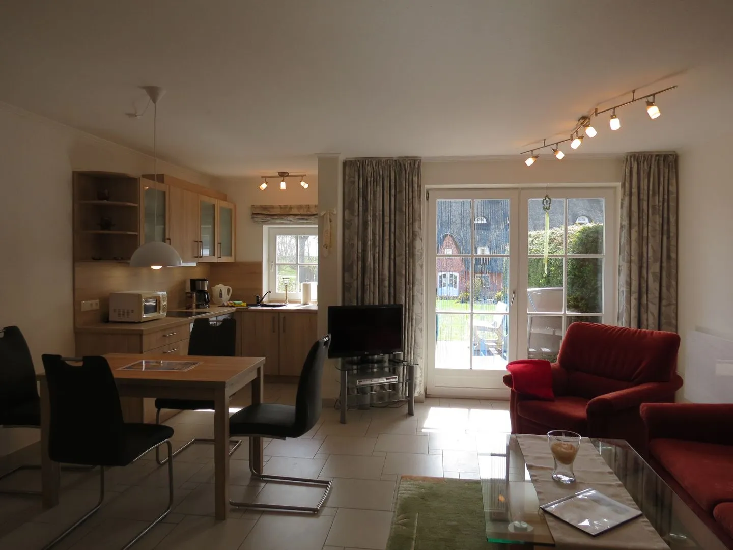 Hus op de Wurth Ferienwohnung 9 Dithmarschen - Wohnzimmer
