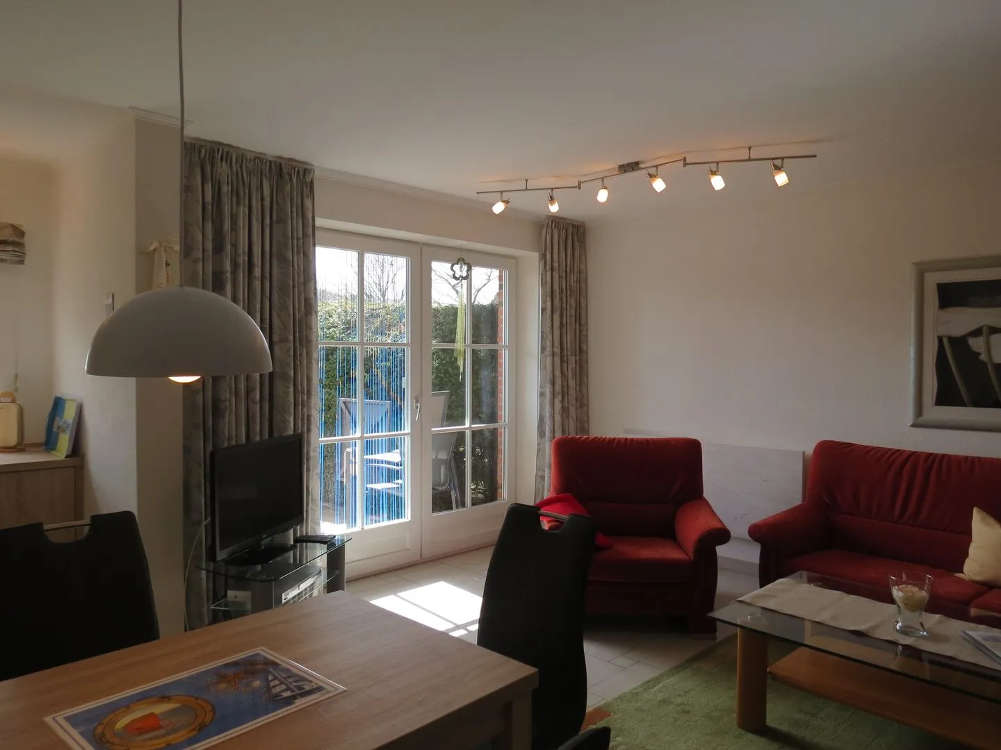 Hus op de Wurth Ferienwohnung 9 Dithmarschen - Wohnzimmer