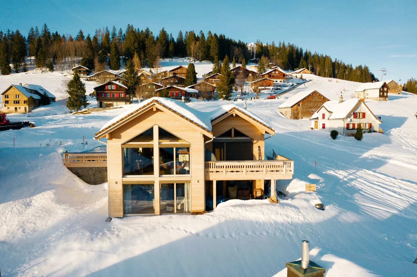 Apartment Strohballenhaus Arvenbüel - Bird's eye view