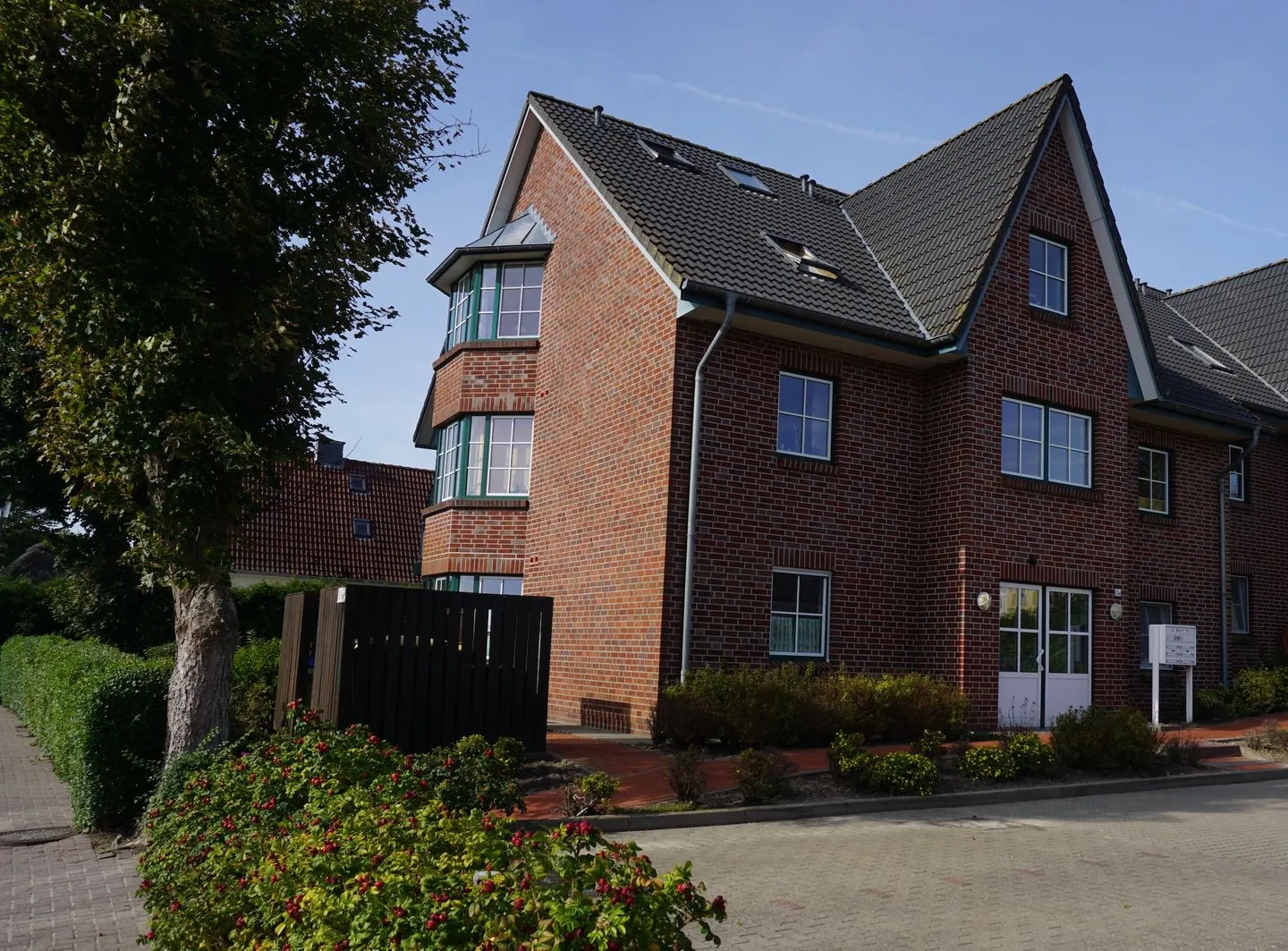 Ferienwohnung Deichkrone Dithmarschen - Fassade / Eingang