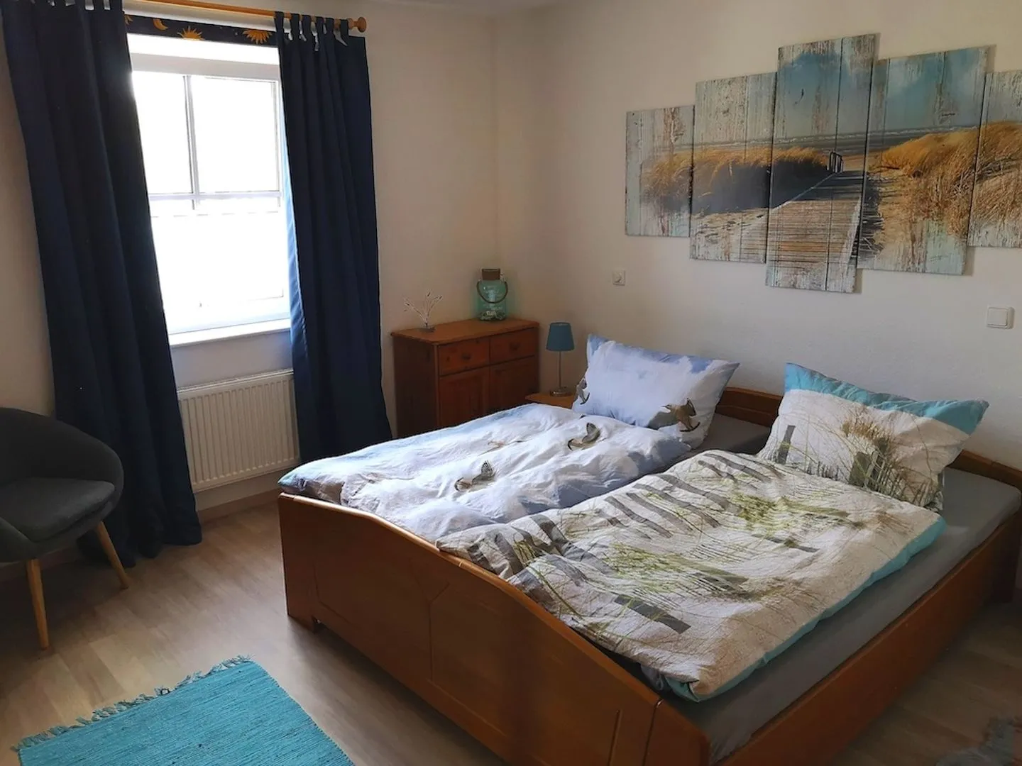 Ferienwohnung Deichkrone Dithmarschen - Schlafzimmer