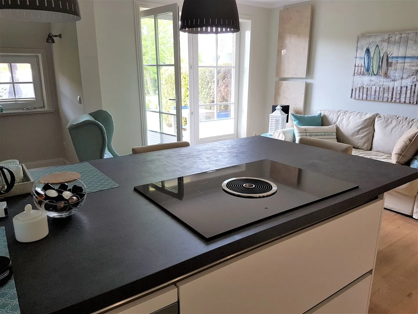 Hus op de Wurth Ferienwohnung Deichblick Dithmarschen - Küche / Küchenzeile
