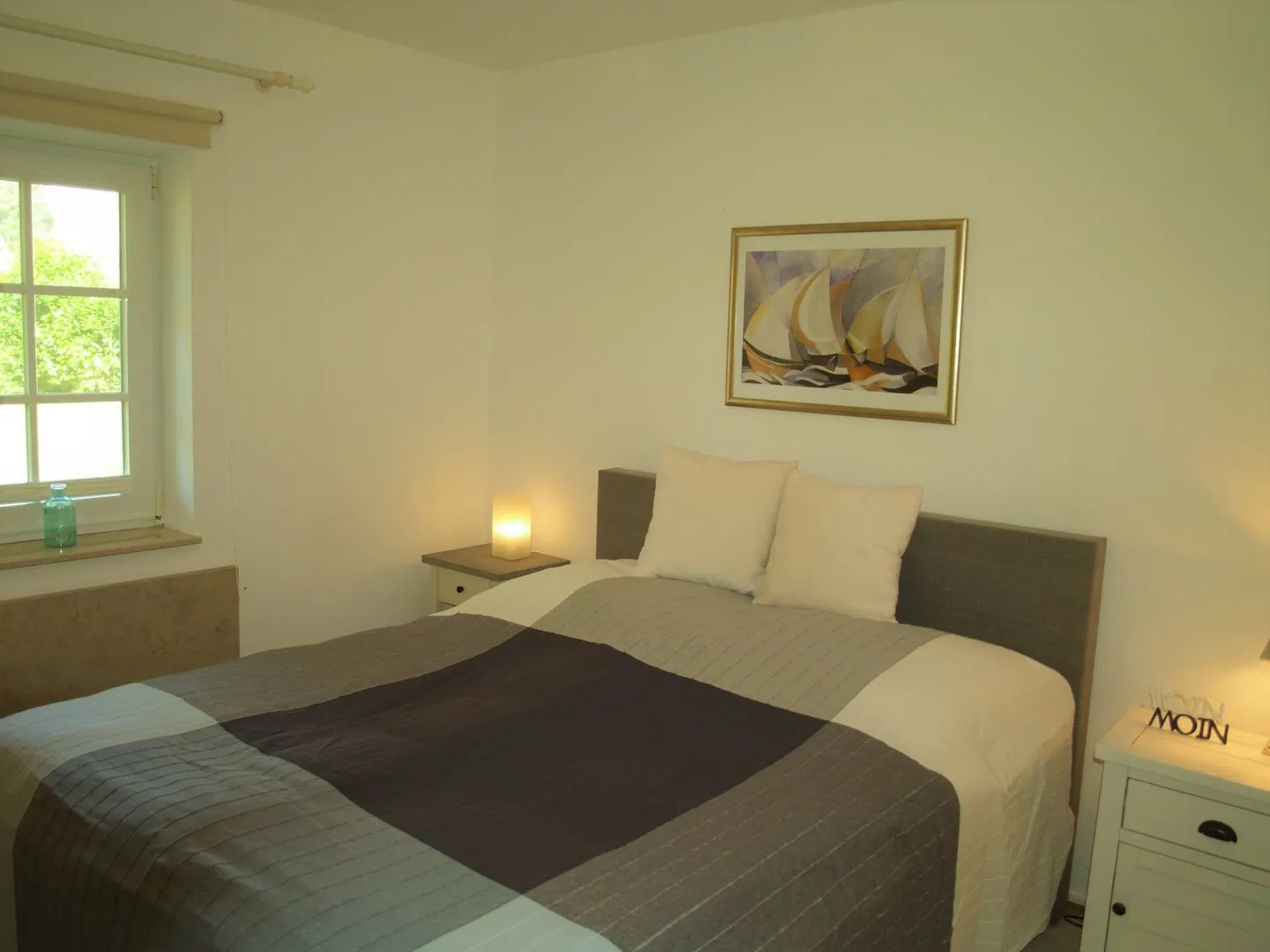 Hus op de Wurth Ferienwohnung Deichblick Dithmarschen - Schlafzimmer