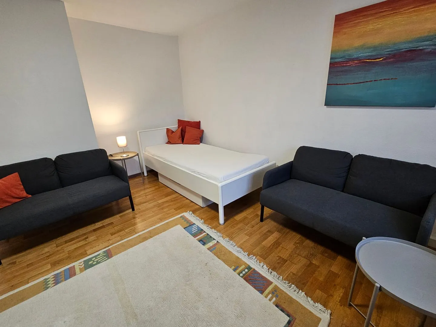 Ferienwohnung "Amperschlucht" Grafrath - Wohnzimmer