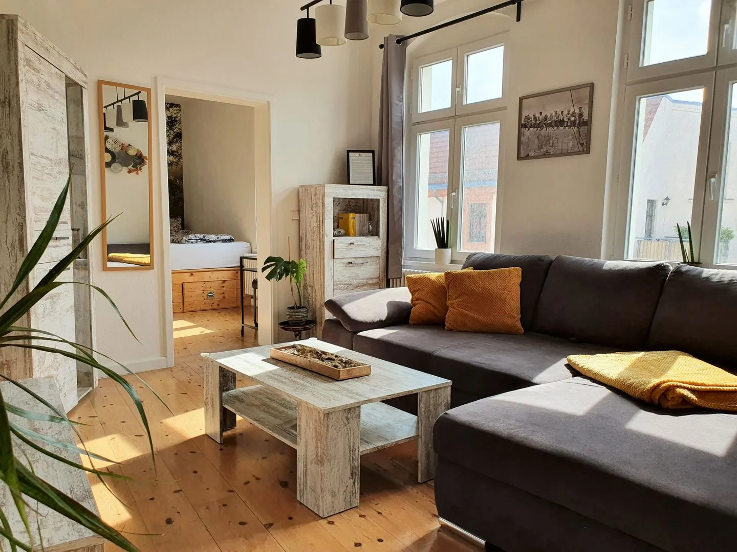 Hogulu - Haus 3, Appartement 1 Brandenburg an der Havel - Wohnzimmer