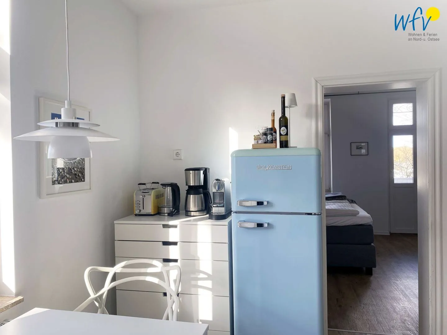 Villa Sanssouci Ferienwohnung Granitzblick Rügen - Binz - Küche / Küchenzeile