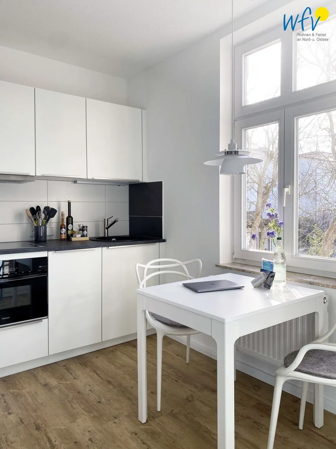 Villa Sanssouci Ferienwohnung Granitzblick Rügen - Binz - Küche / Küchenzeile