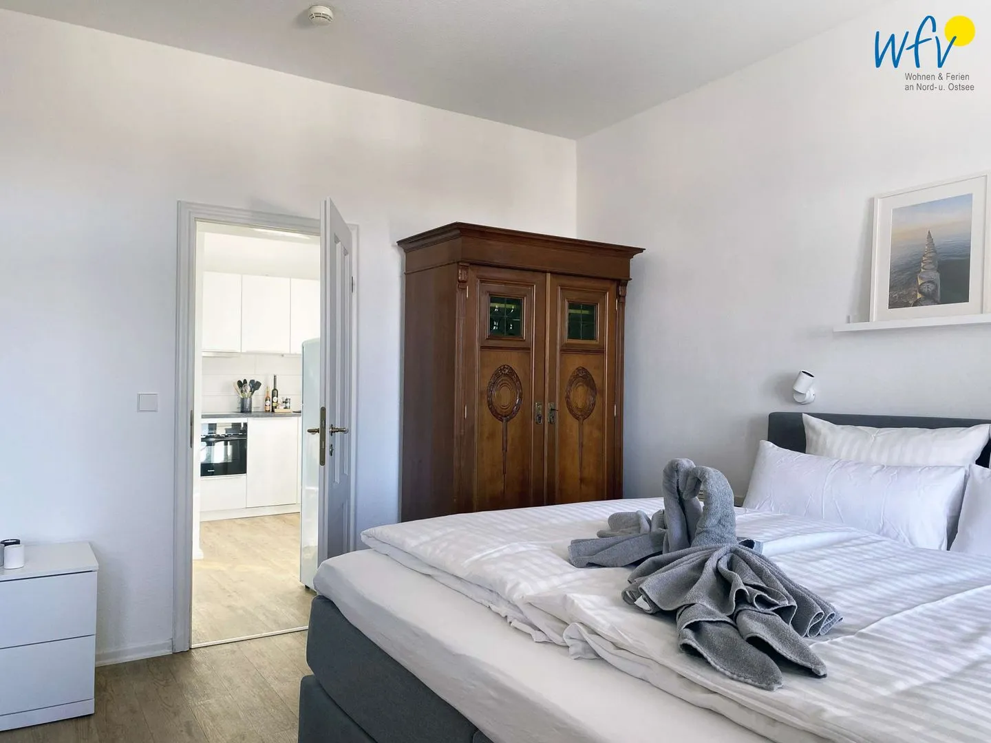 Villa Sanssouci Ferienwohnung Granitzblick Rügen - Binz - Schlafzimmer