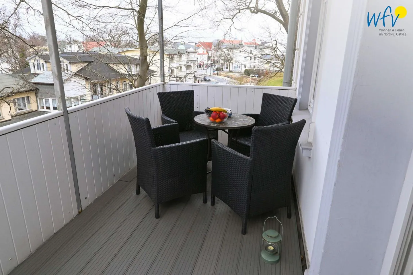 Villa Sanssouci Ferienwohnung Granitzblick Rügen - Binz - Balkon