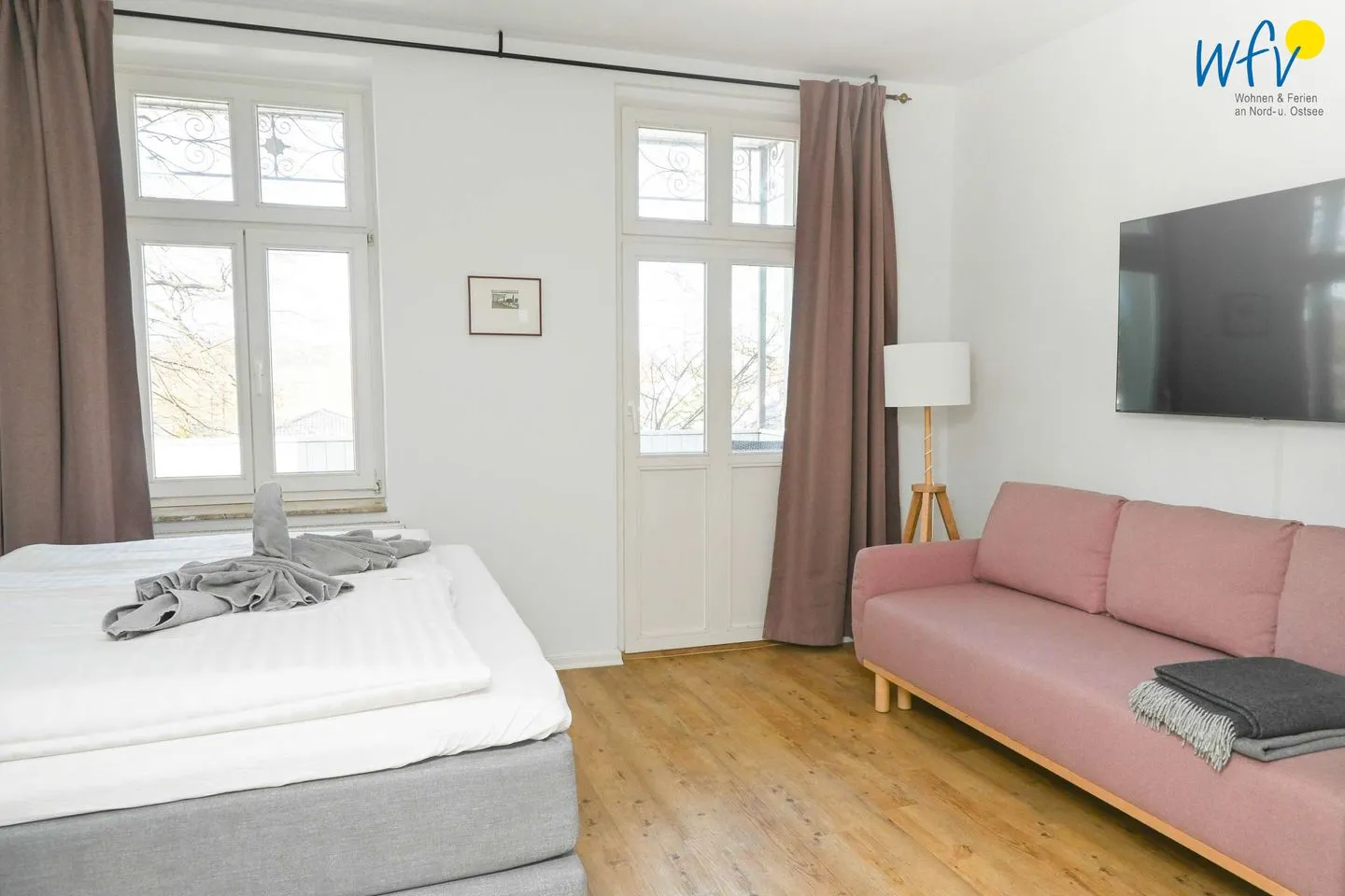 Villa Sanssouci Ferienwohnung Granitzblick Rügen - Binz - Schlafzimmer