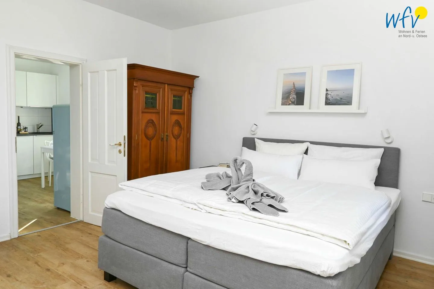 Villa Sanssouci Ferienwohnung Granitzblick Rügen - Binz - Schlafzimmer