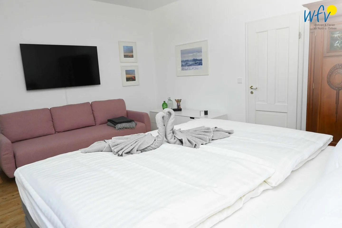 Villa Sanssouci Ferienwohnung Granitzblick Rügen - Binz - Schlafzimmer