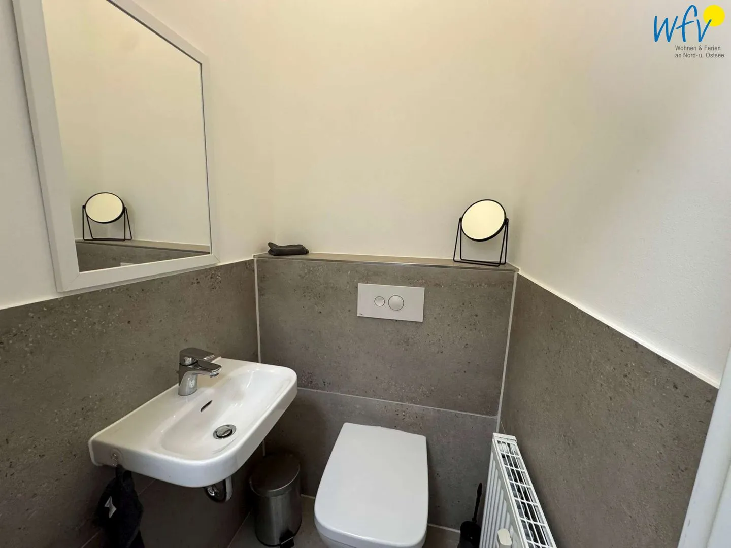 Villa Daheim Ferienwohnung 1 Wangerooge - Badezimmer