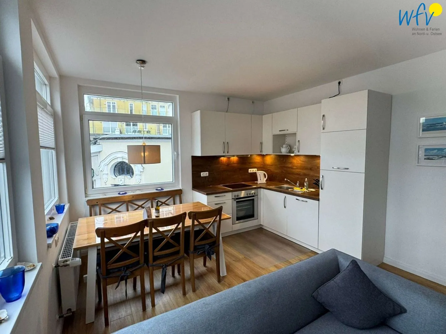 Villa Daheim Ferienwohnung 1 Wangerooge - Küche / Küchenzeile