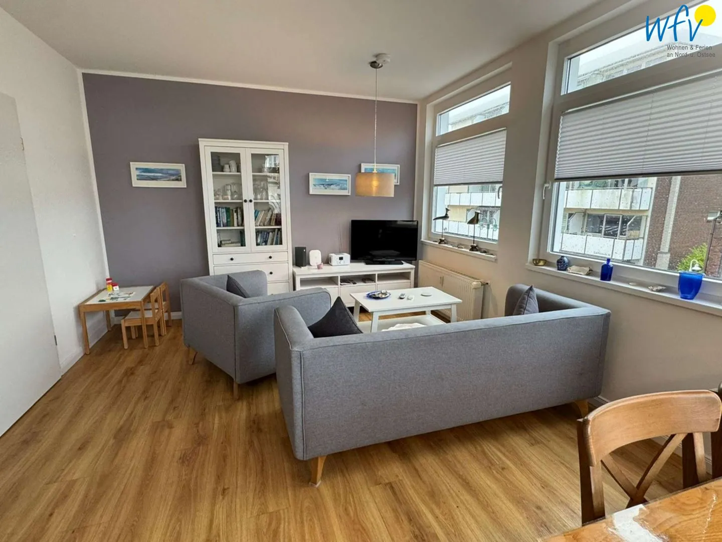 Villa Daheim Ferienwohnung 1 Wangerooge - Wohnzimmer
