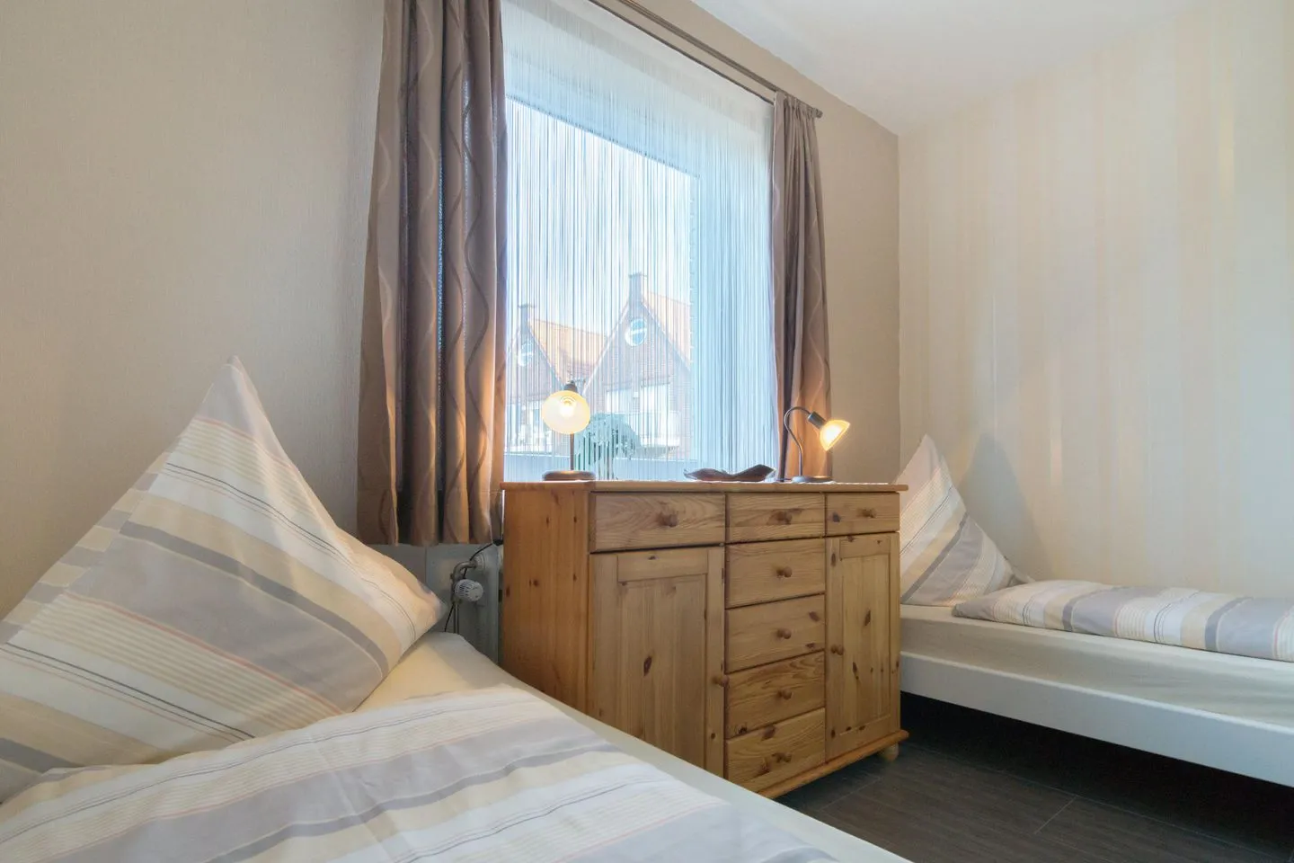 Ferienwohnung Trine Norddeich - Schlafzimmer