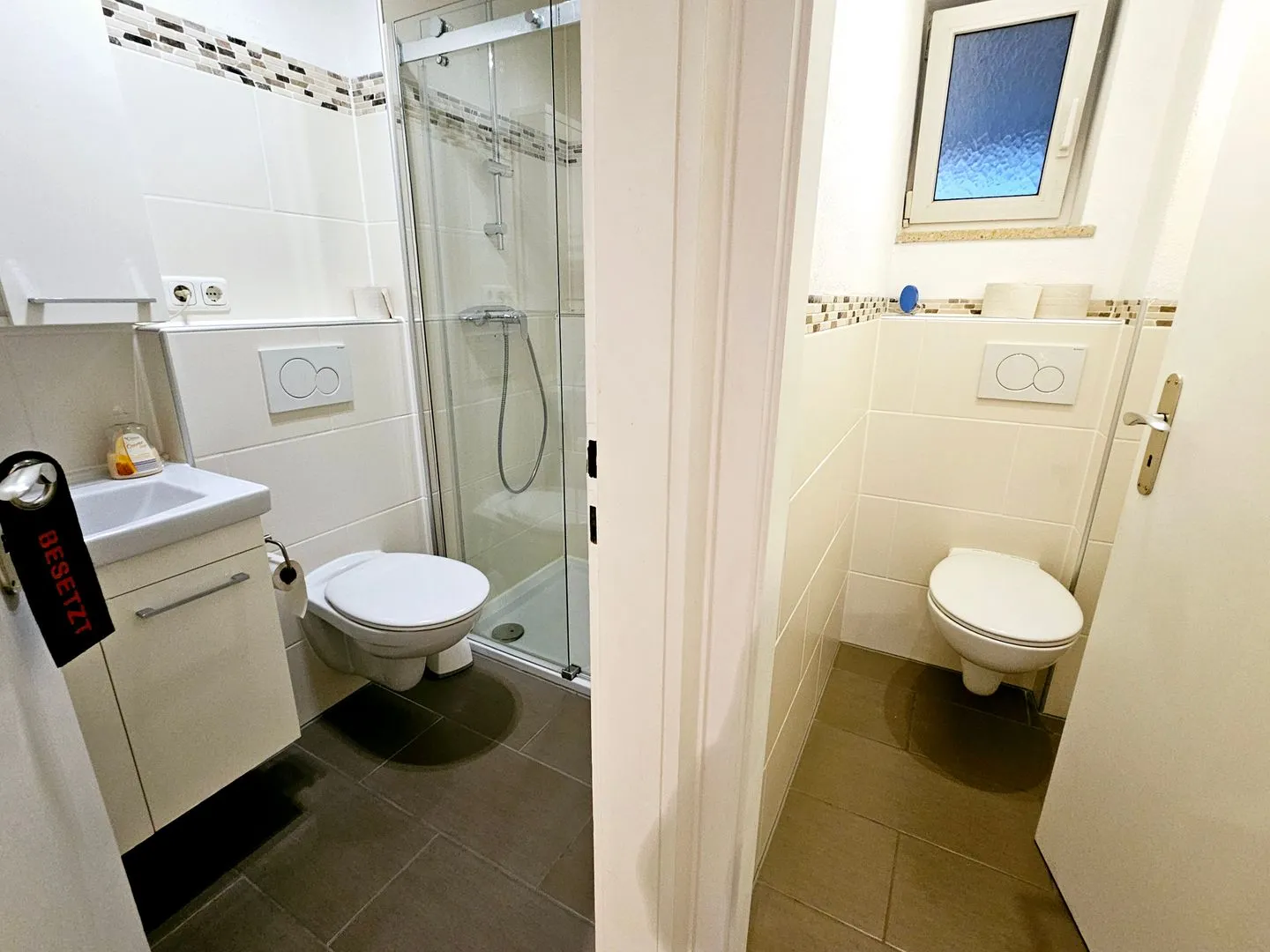 Ferienwohnung "Ampermoos" Grafrath - Badezimmer