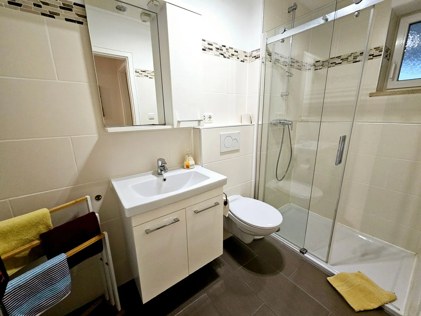 Ferienwohnung "Ampermoos" Grafrath - Badezimmer