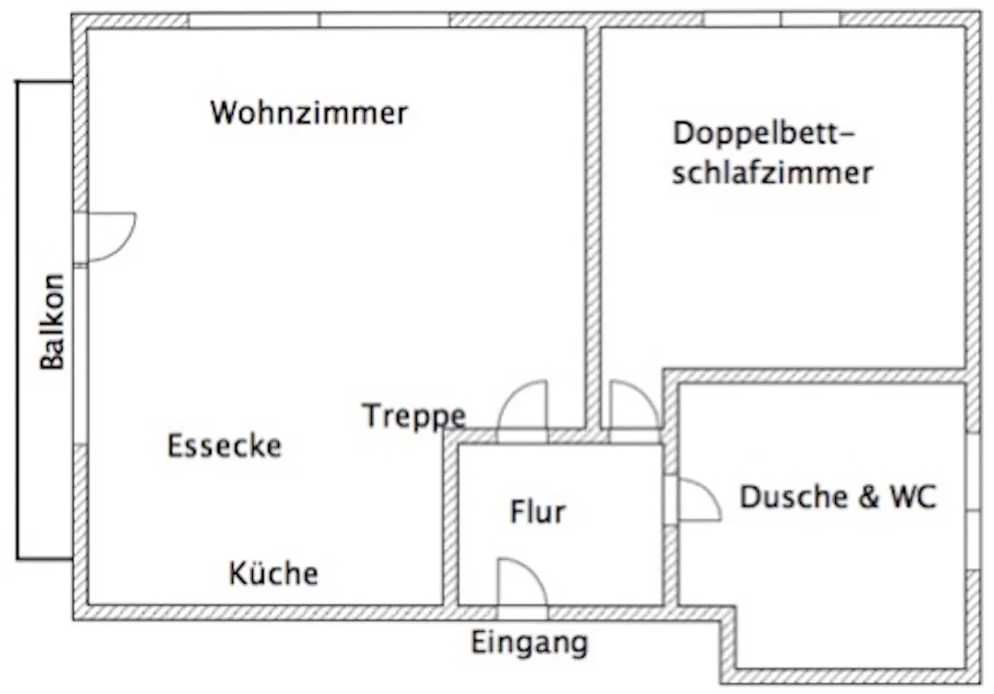Achtern Diek App. 6 Dorf - Grundriss