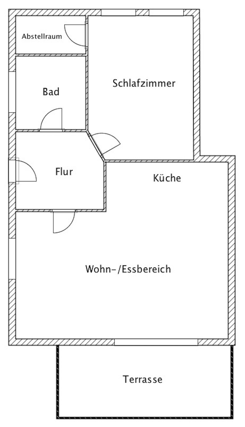  Haus Süderpiep Whg. Robbe Dorf - Grundriss