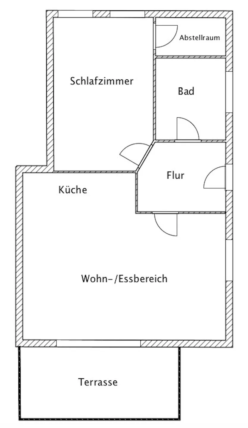 Haus Süderpiep Whg. Seestern Dorf - Grundriss