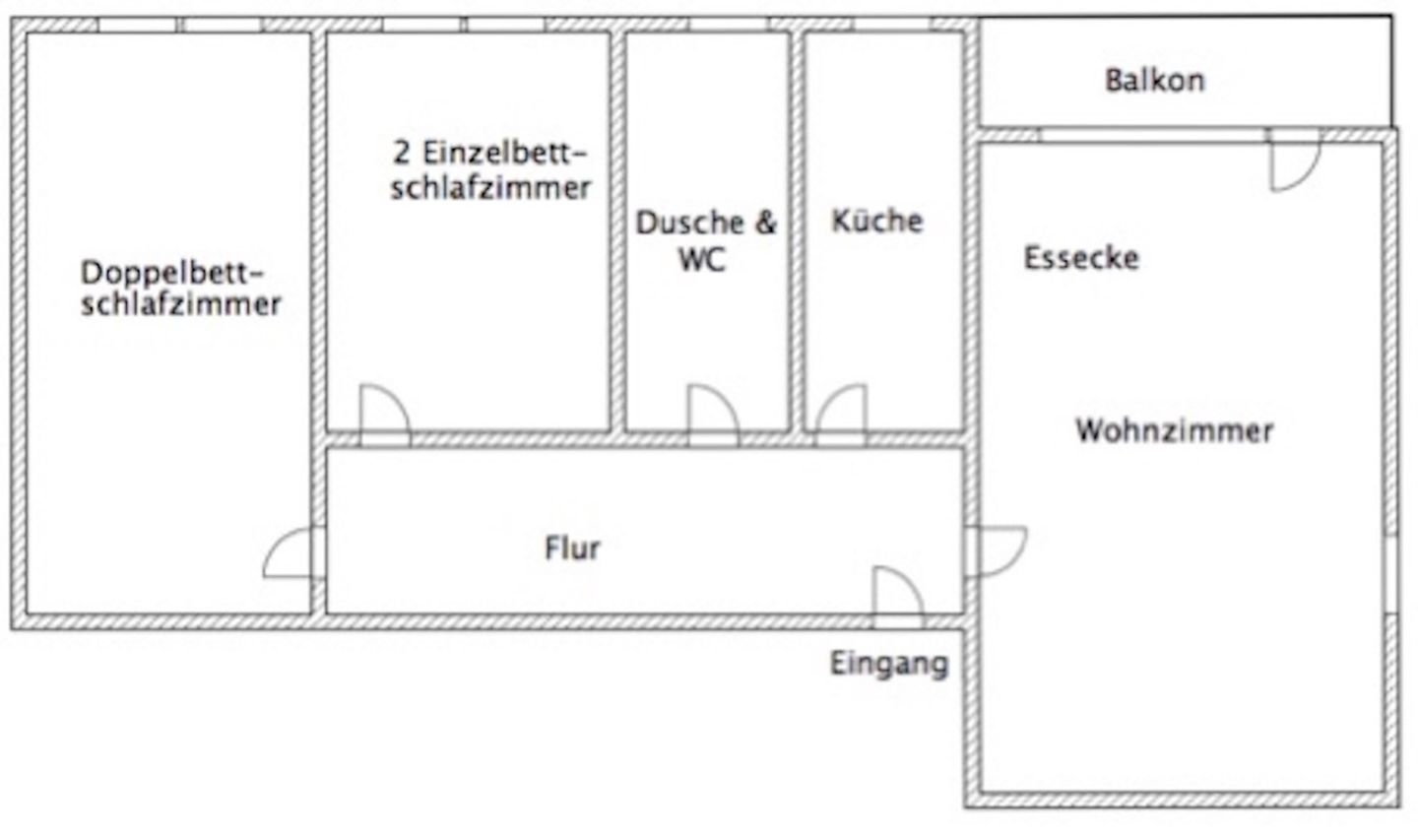 Loreley App. 34 Bad - Grundriss