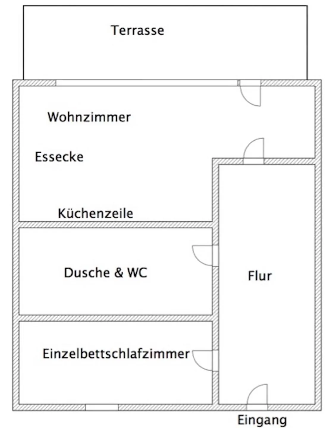 Lütje Seute Dorf - Grundriss