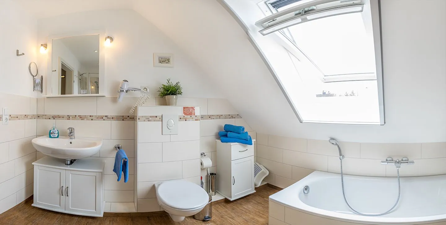 Broderhus Bude Dorf - Badezimmer