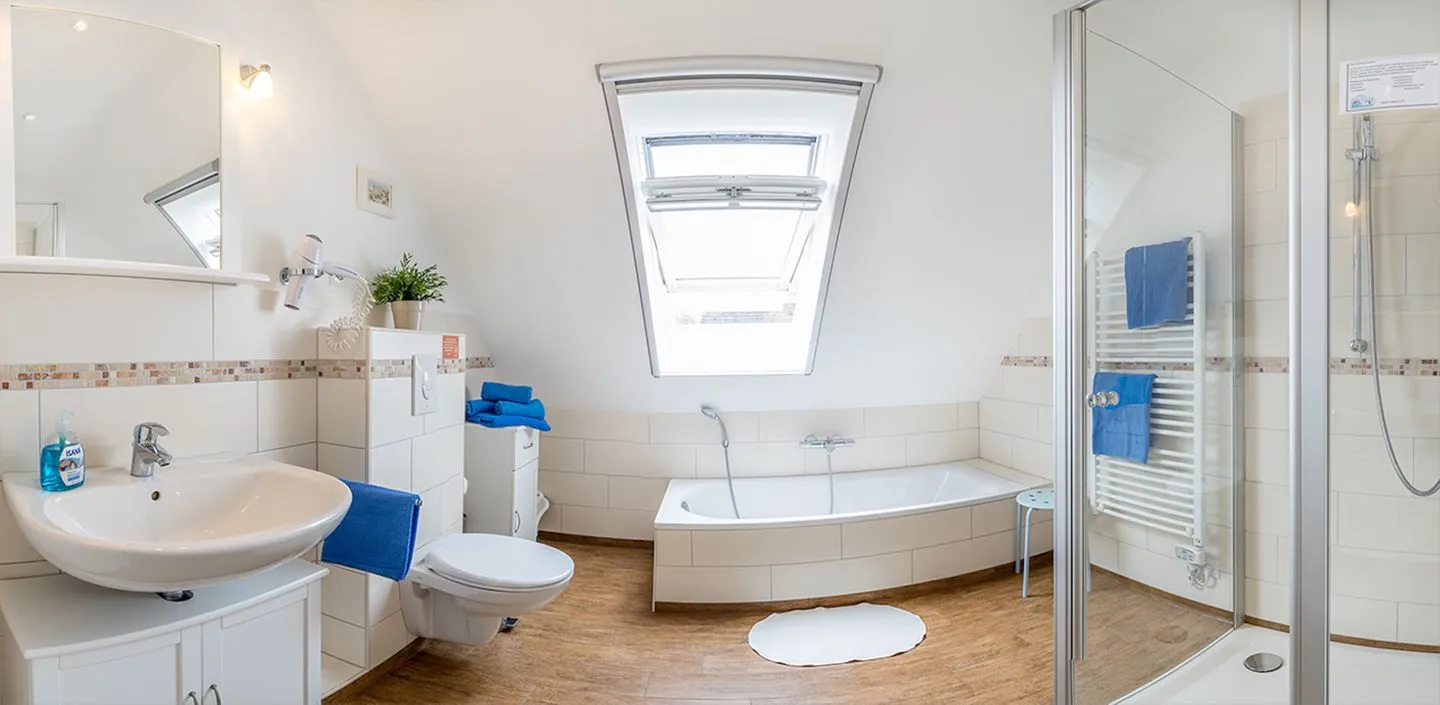 Broderhus Bude Dorf - Badezimmer