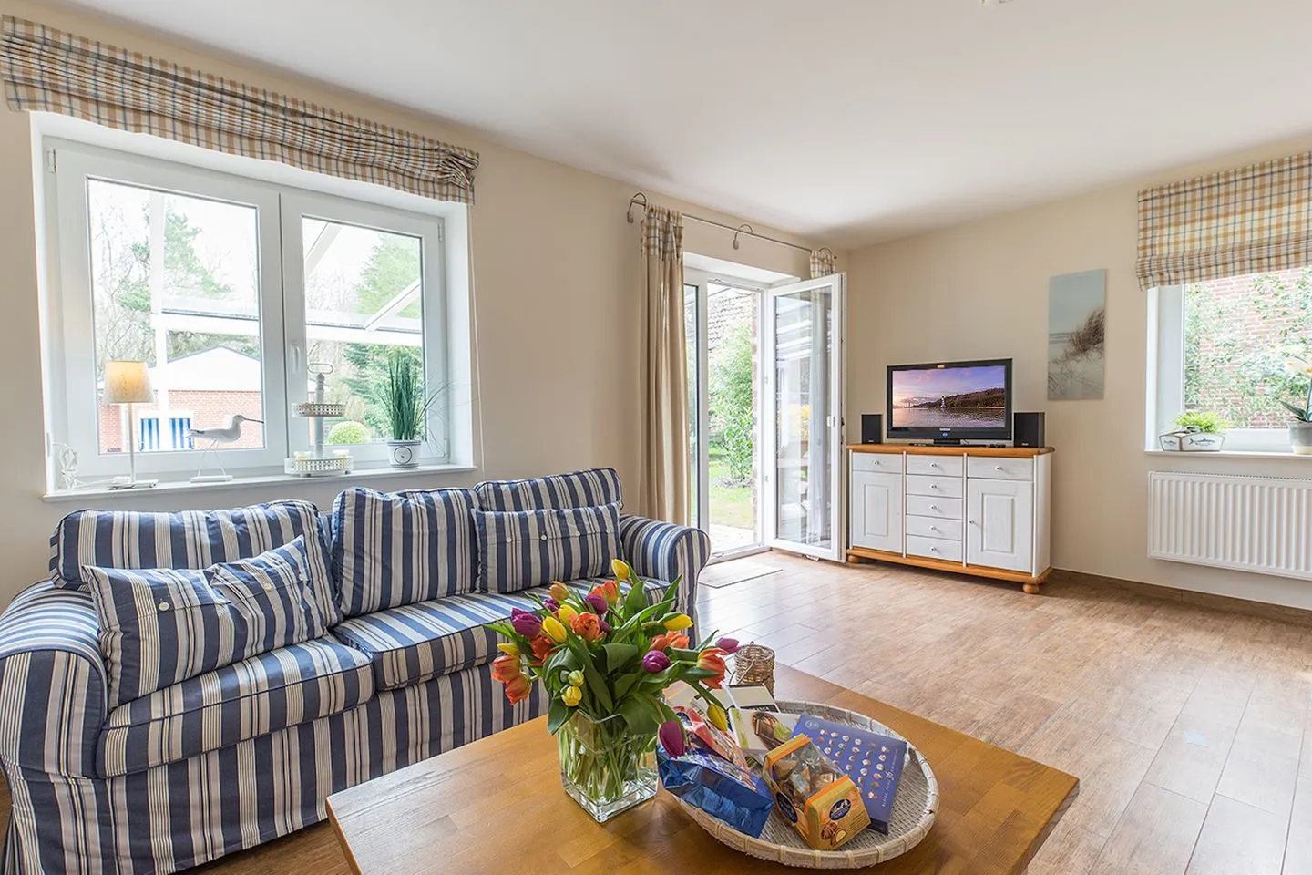 Broderhus Bude Dorf - Wohnzimmer