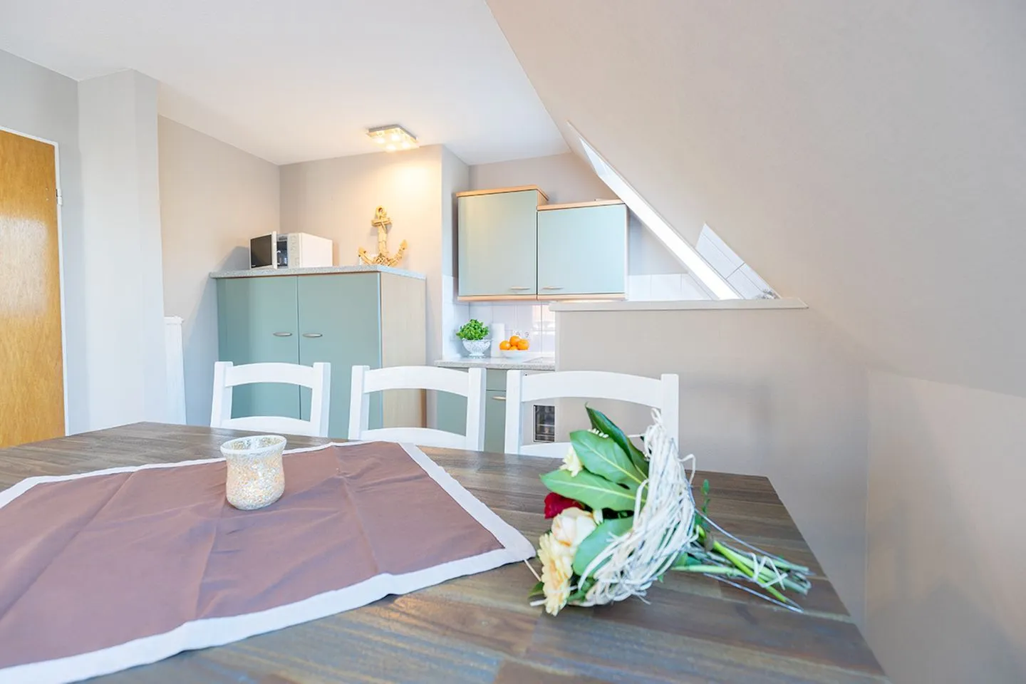 Hus Waterkant 4 Brügge 1. OG re. Ording - Wohnzimmer