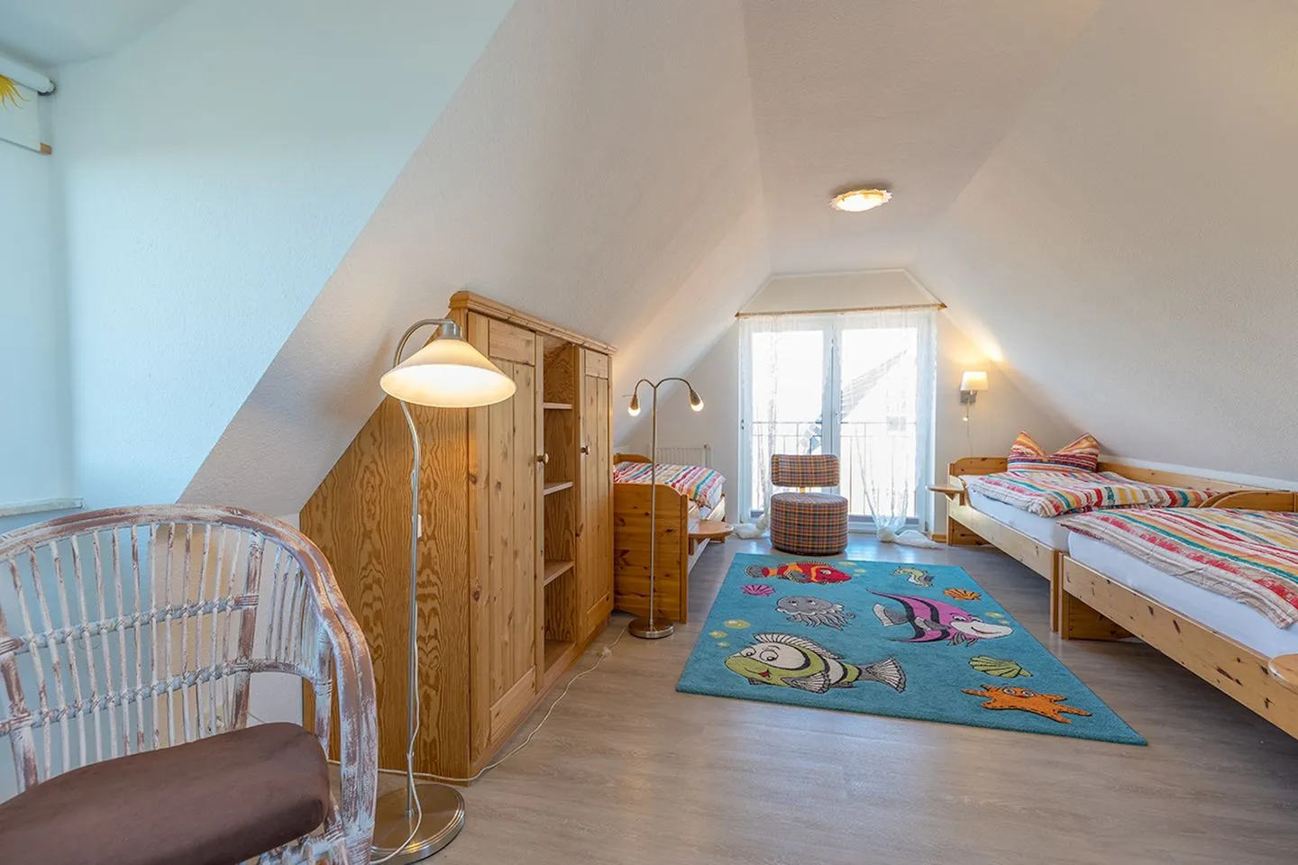 Hus Waterkant 4 Brügge 1. OG re. Ording - Schlafzimmer