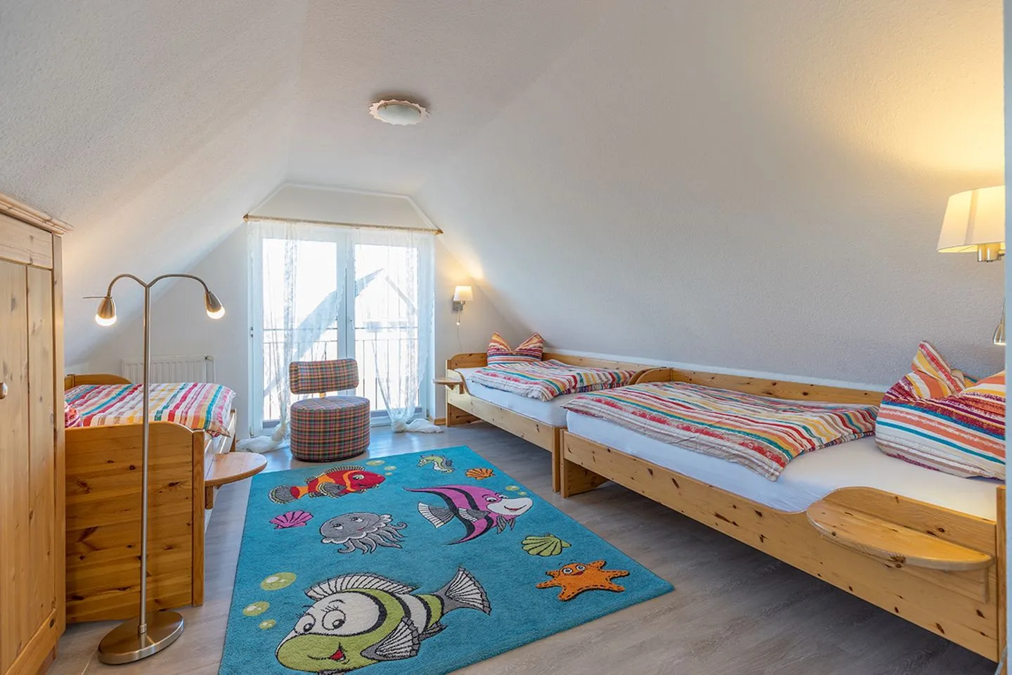 Hus Waterkant 4 Brügge 1. OG re. Ording - Schlafzimmer