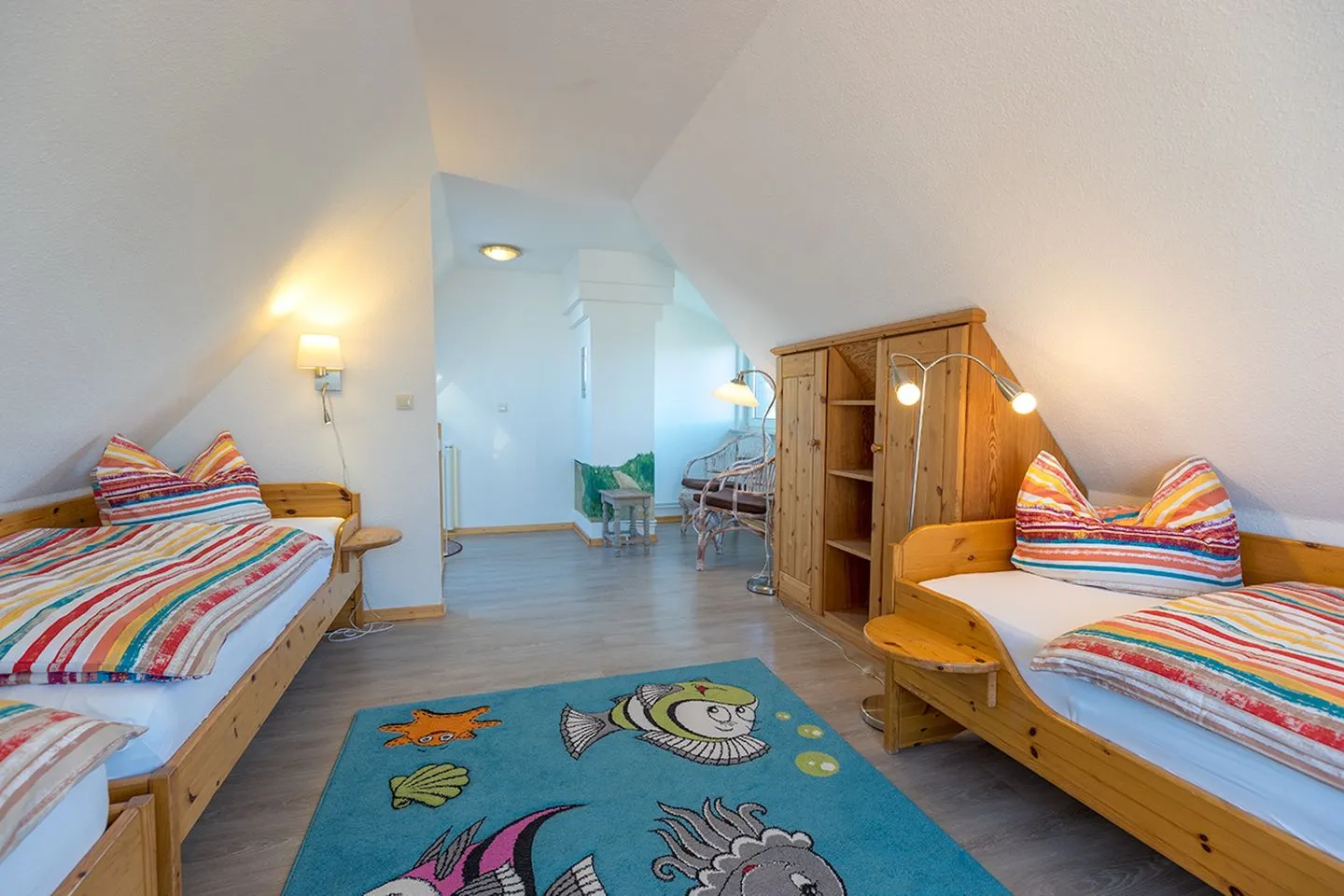 Hus Waterkant 4 Brügge 1. OG re. Ording - Schlafzimmer