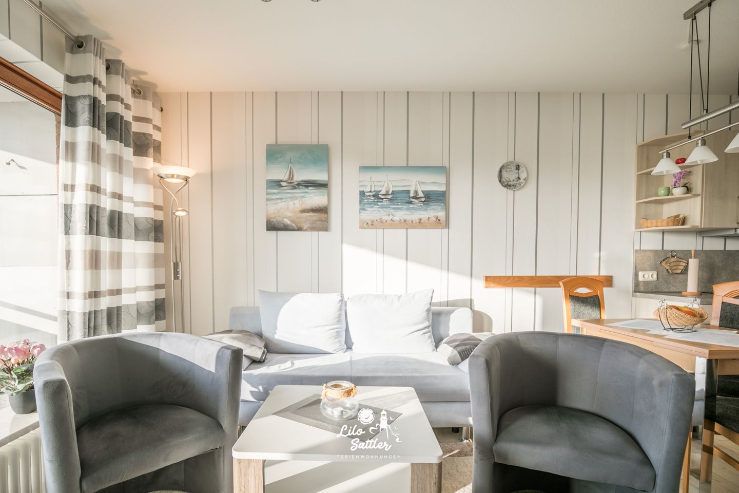 Nordseeblick, Whg. 42 Wohnzimmer