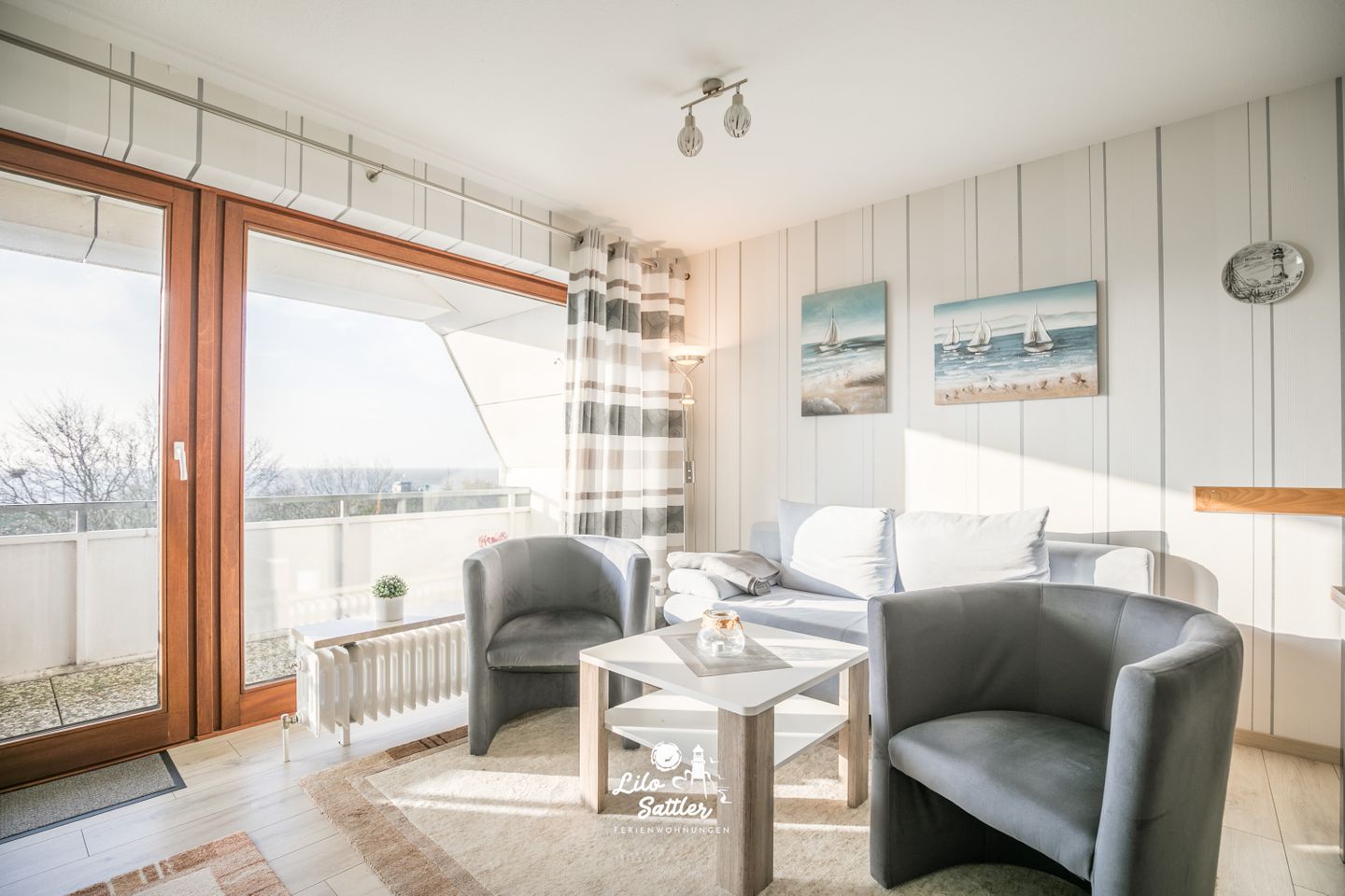 Nordseeblick, Whg. 42 Wohnzimmer