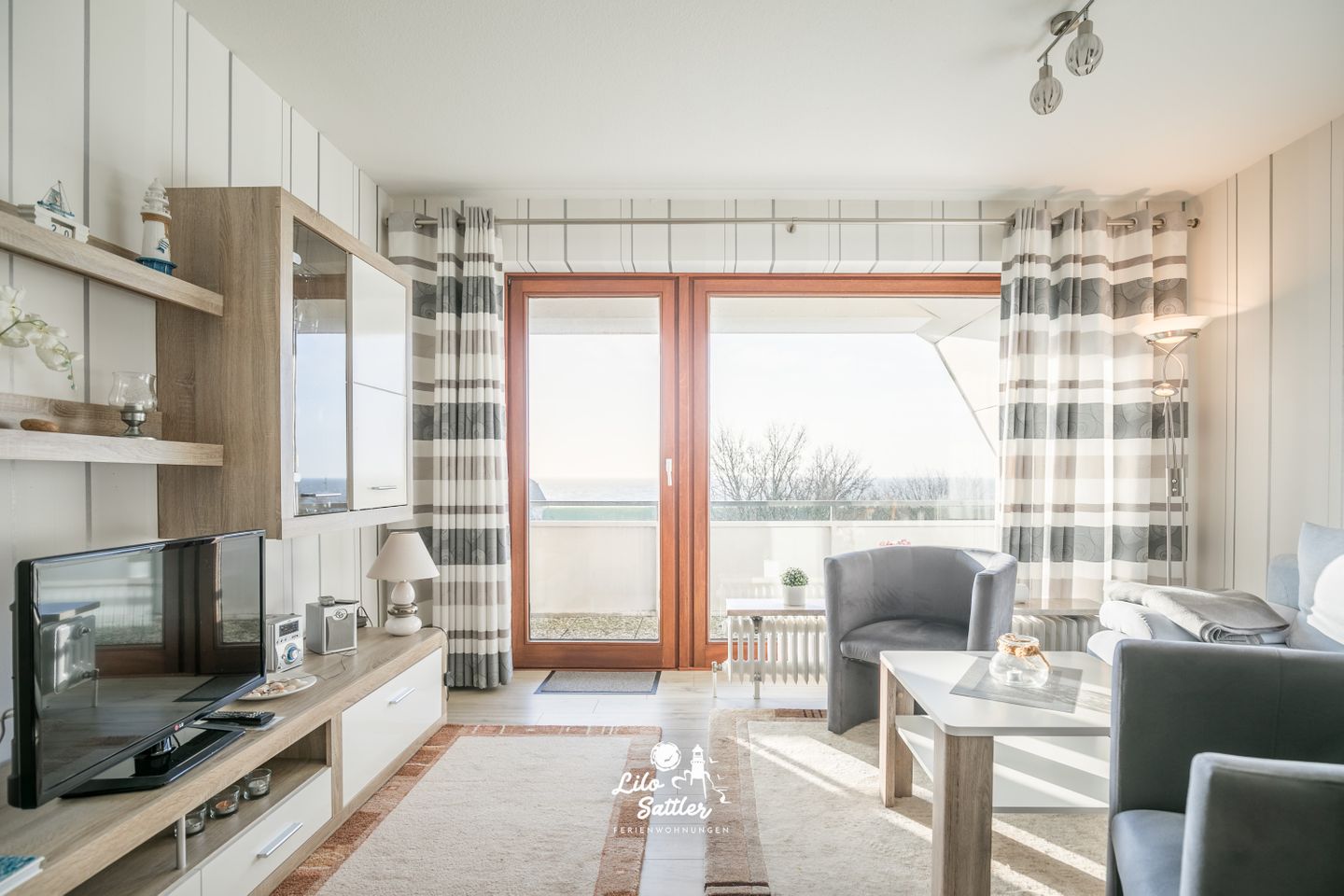 Nordseeblick, Whg. 42 Wohnzimmer