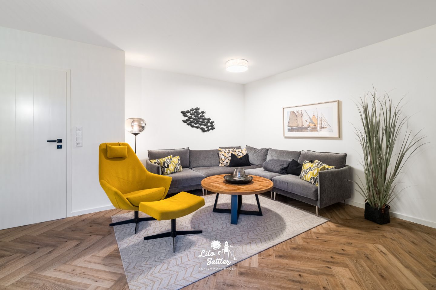 Blick ins Wohnzimmer