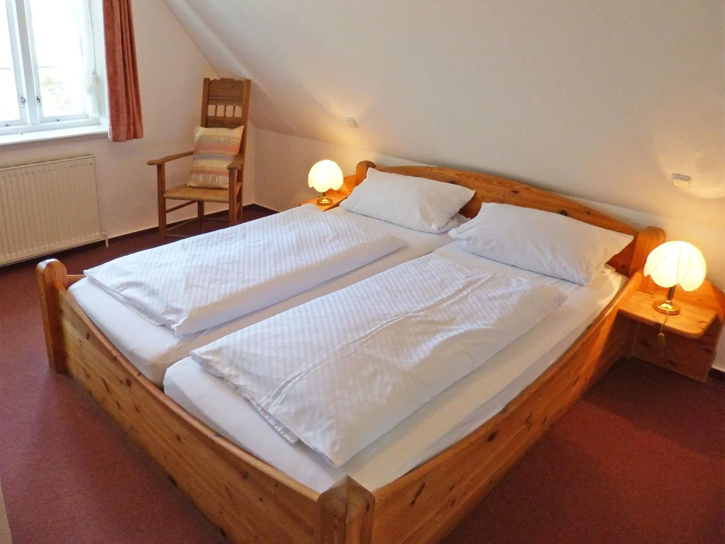 *Sillo´s Hüs 3* Nebel auf Amrum - Schlafzimmer in der Ferienwohnung Sillo´s Hüs 3 in Nebel auf Amrum