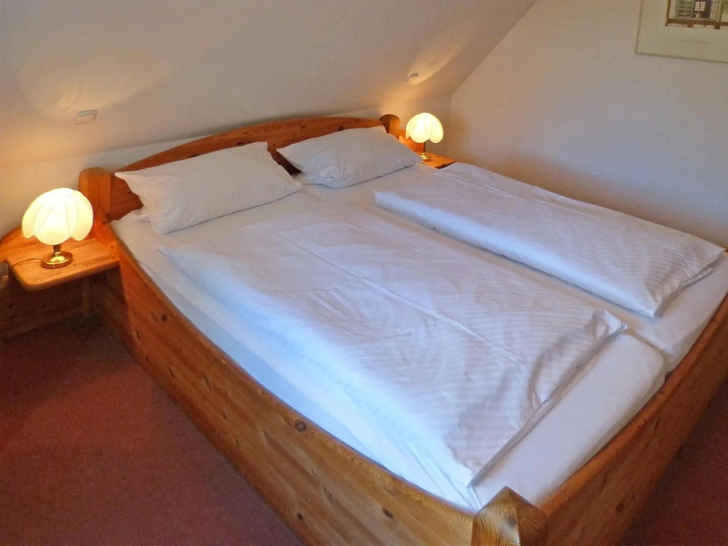 *Sillo´s Hüs 3* Nebel auf Amrum - Schlafzimmer in der Ferienwohnung Sillo´s Hüs 3 in Nebel auf Amrum