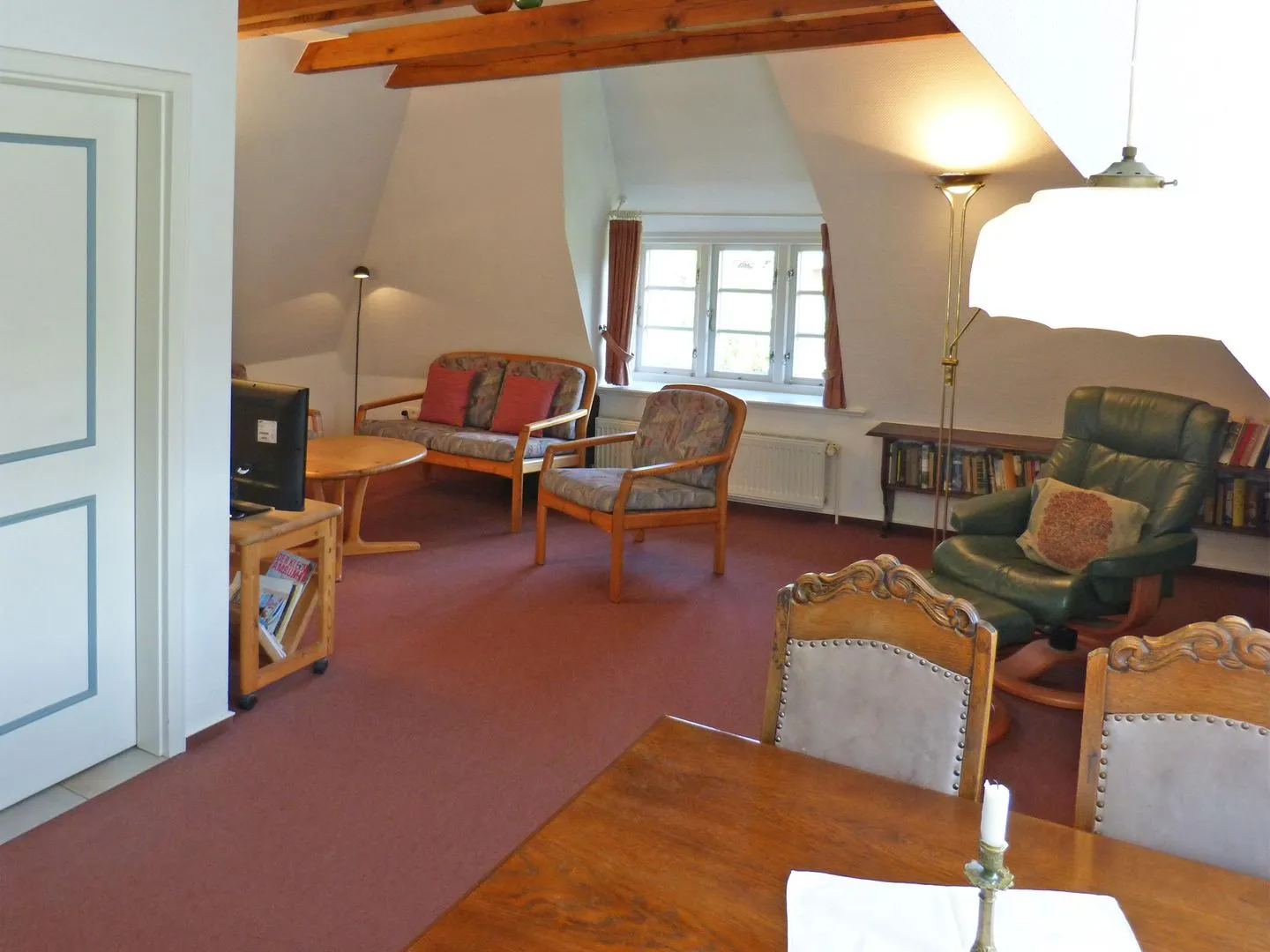 *Sillo´s Hüs 3* Nebel auf Amrum - Wohnzimmer in der Ferienwohnung Sillo´s Hüs 3 in Nebel auf Amrum