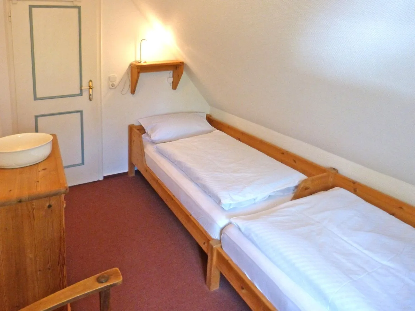 *Sillo´s Hüs 3* Nebel auf Amrum - Schlafzimmer in der Ferienwohnung Sillo´s Hüs 3 in Nebel auf Amrum