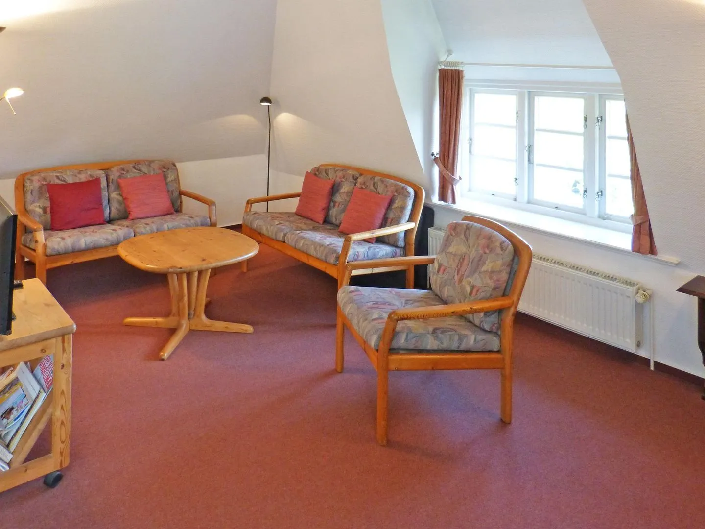 *Sillo´s Hüs 3* Nebel auf Amrum - Wohnzimmer in der Ferienwohnung Sillo´s Hüs 3 in Nebel auf Amrum