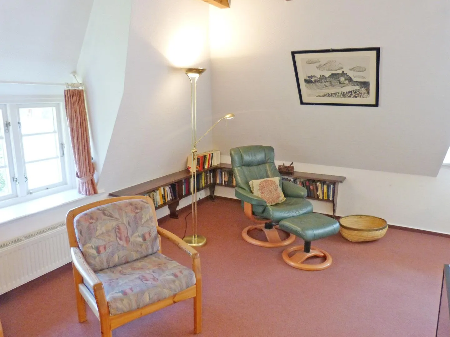 *Sillo´s Hüs 3* Nebel auf Amrum - Wohnzimmer in der Ferienwohnung Sillo´s Hüs 3 in Nebel auf Amrum